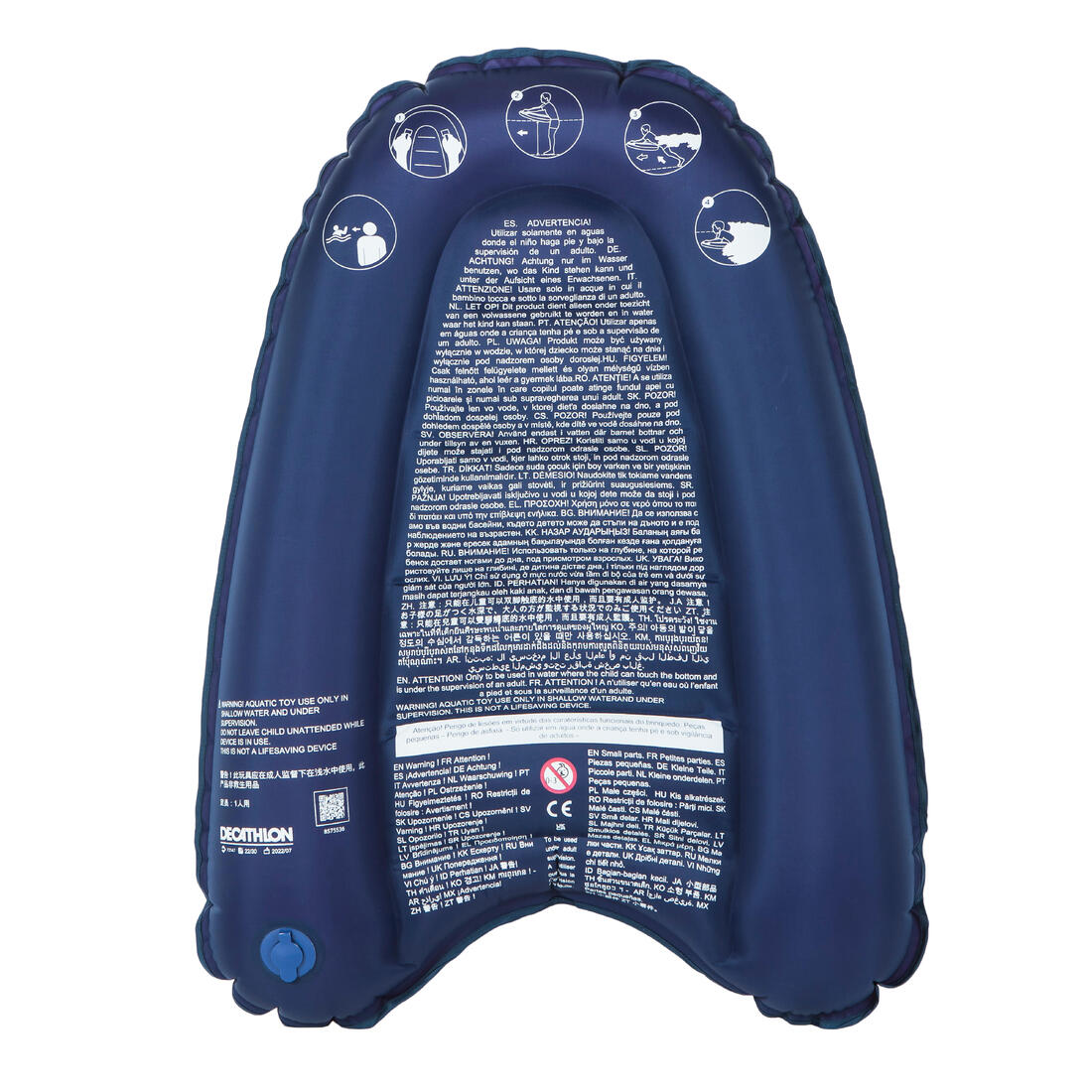 Bodyboard découverte gonflable enfant 4 ans-8 ans (15-25Kg)