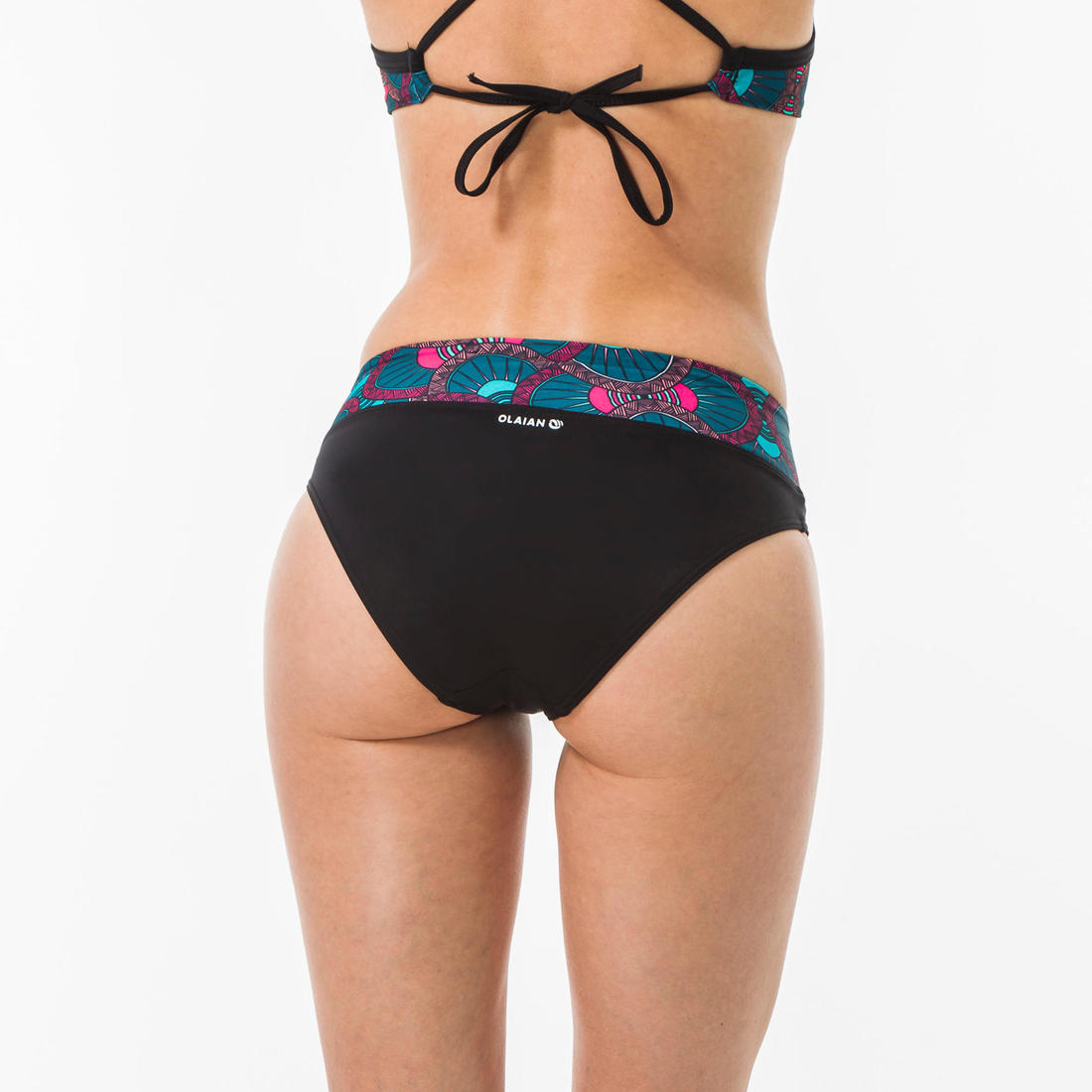 Bas de maillot de bain de surf femme taille haute gainante NORA KOGA MALDIVES