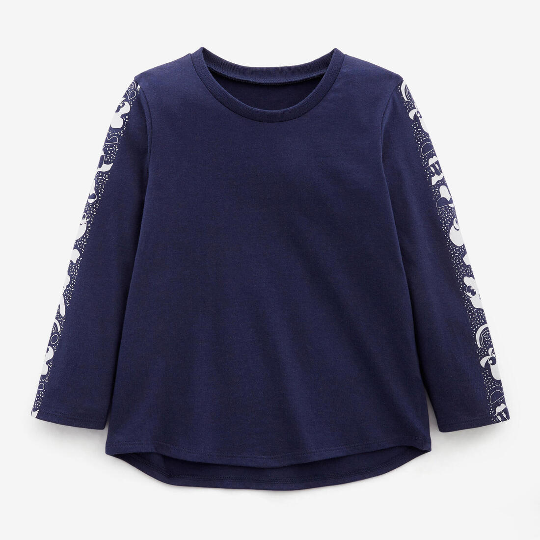 T-shirt manches longues enfant coton - Basique