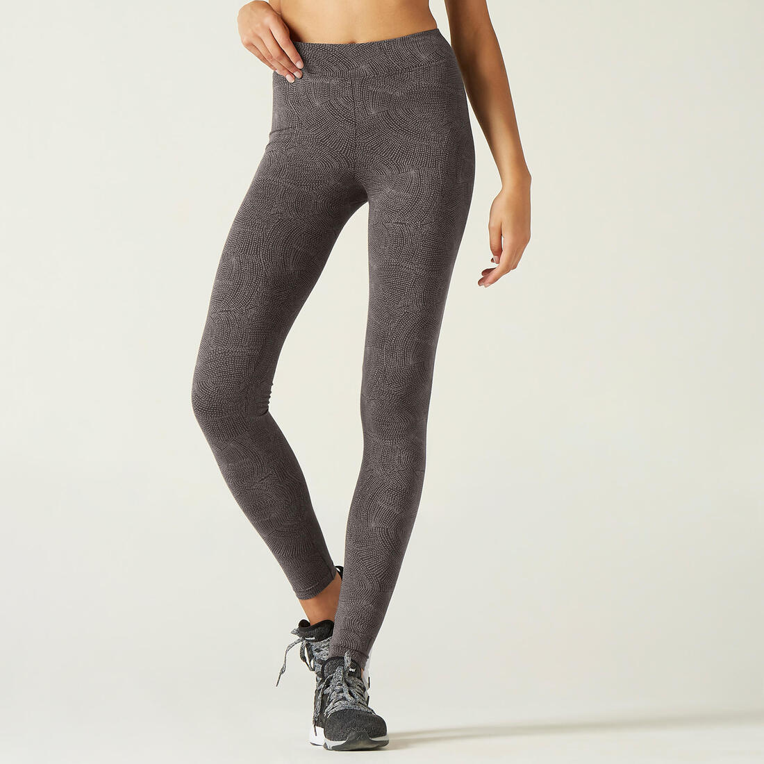 Legging fitness long coton extensible femme - Fit+