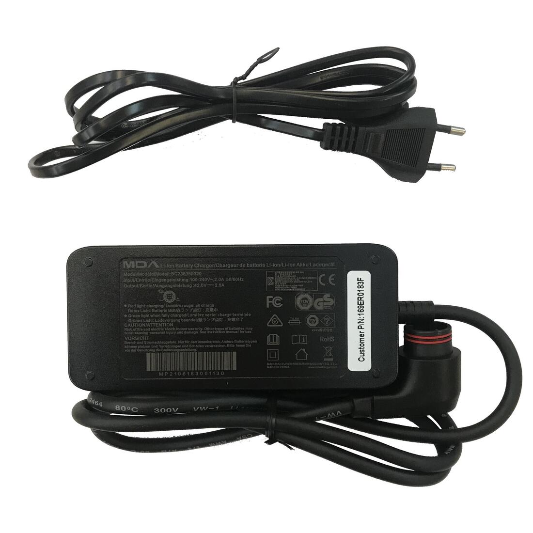 Chargeur 36v 2a batterie interne dk-17