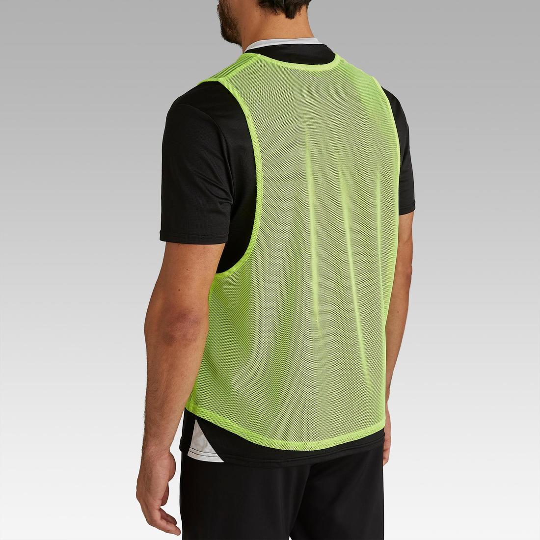 Chasuble adulte jaune fluo