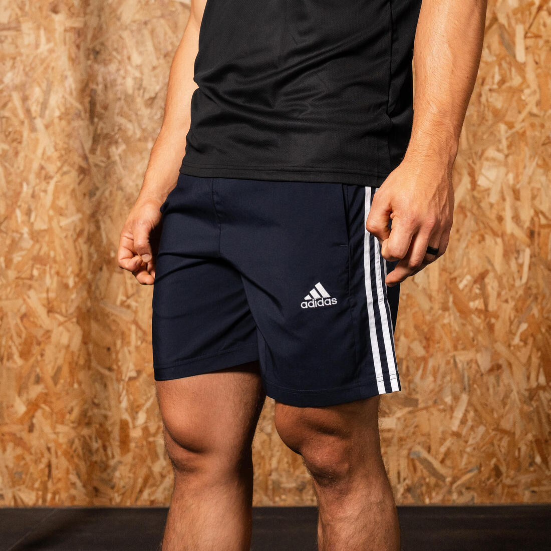 SHORT DE FITNESS CARDIO ADIDAS HOMME BLEU