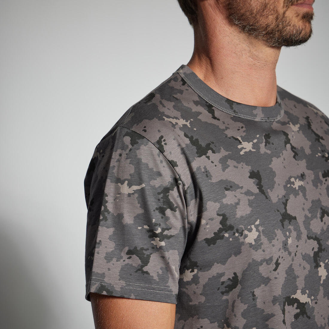 T-SHIRT RESISTANT 100 CAMO WOODLAND