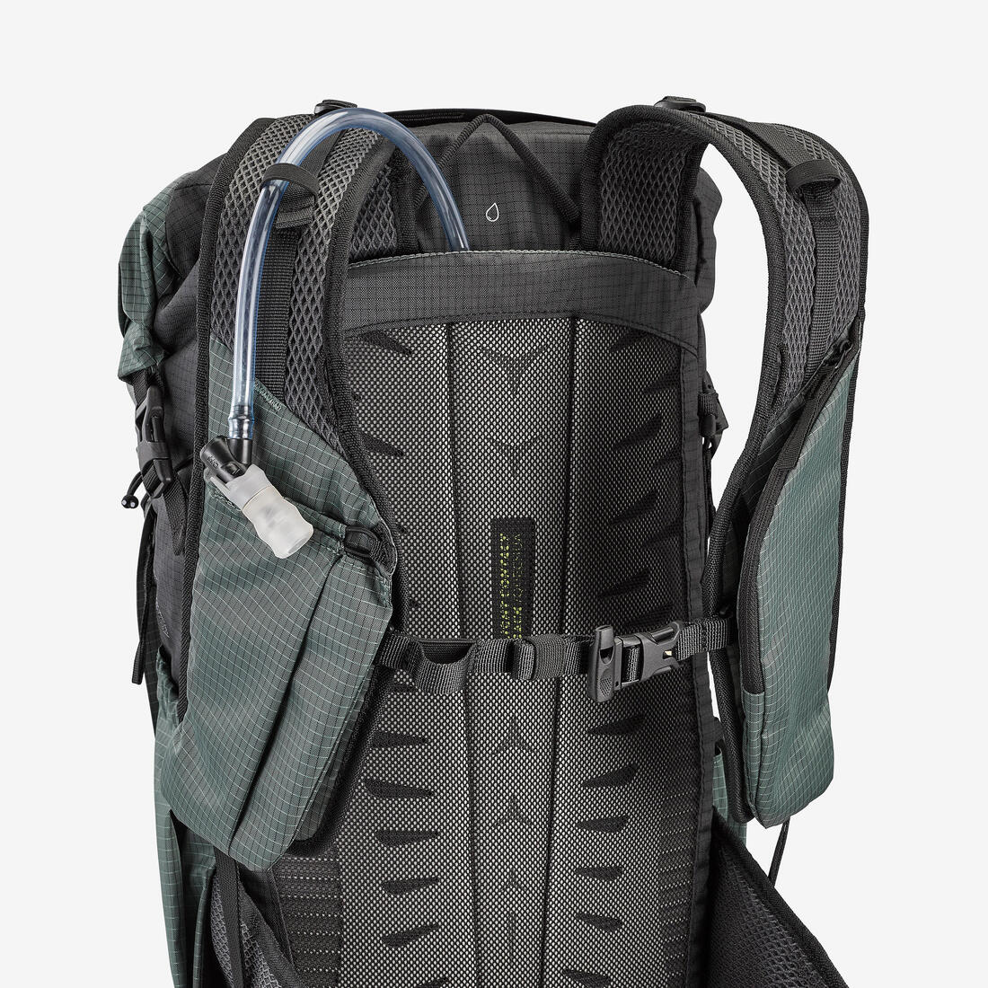 Sac à dos rolltop de randonnée montagne 22l - mh500 light vert