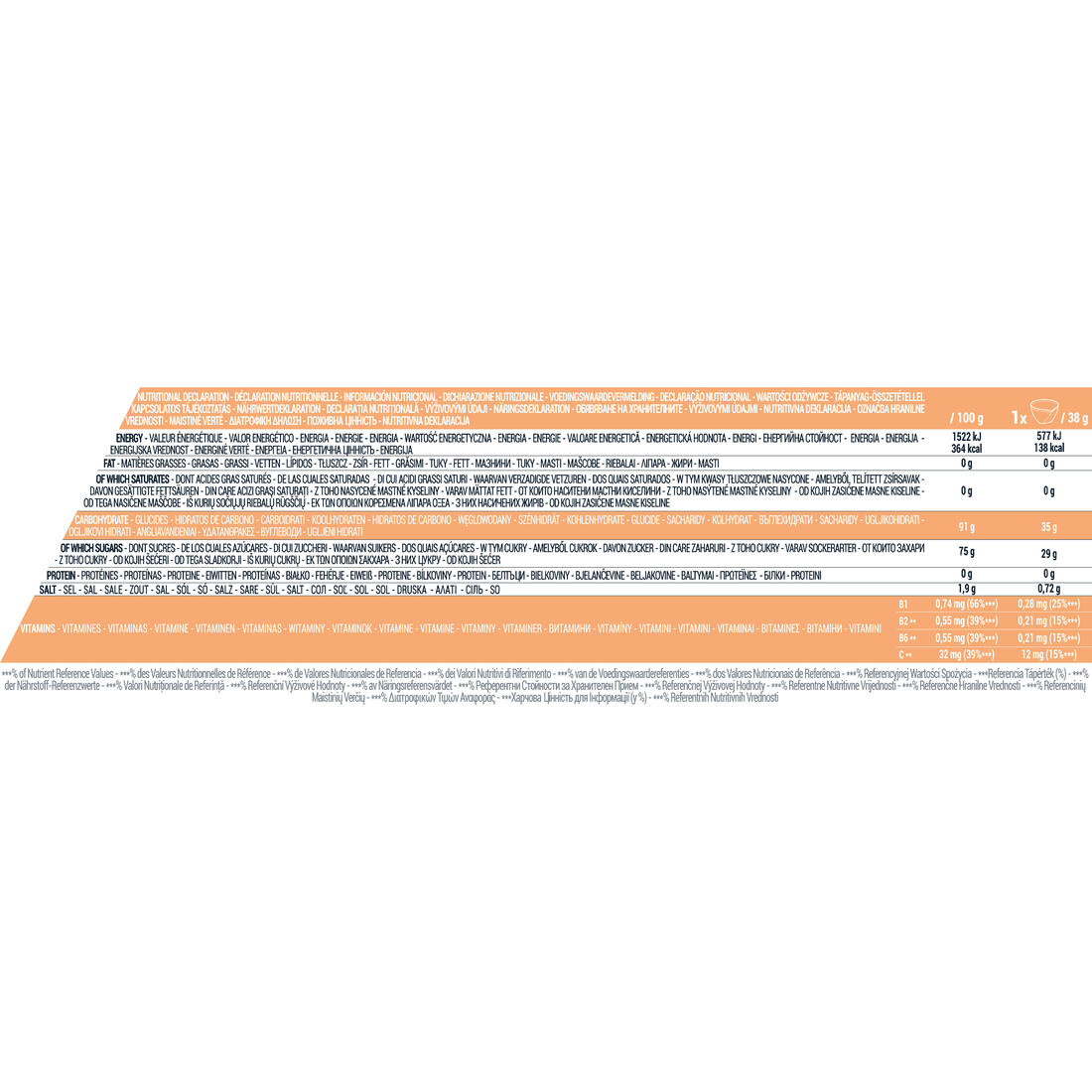 Boisson isotonique poudre ISO 650g