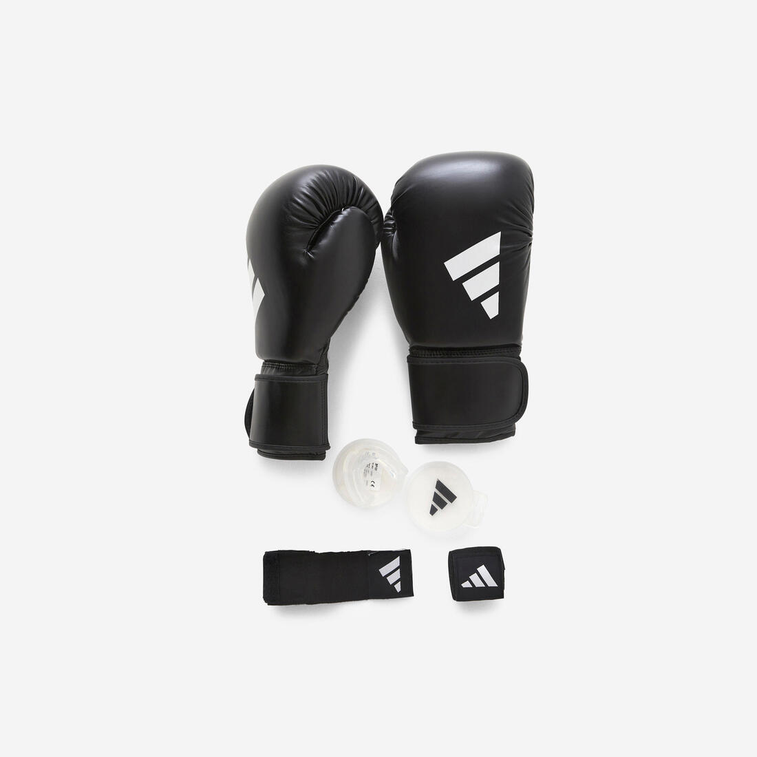 KIT DE BOXE ADIDAS V2 (GANTS+BANDES+PROTEGE-DENTS)