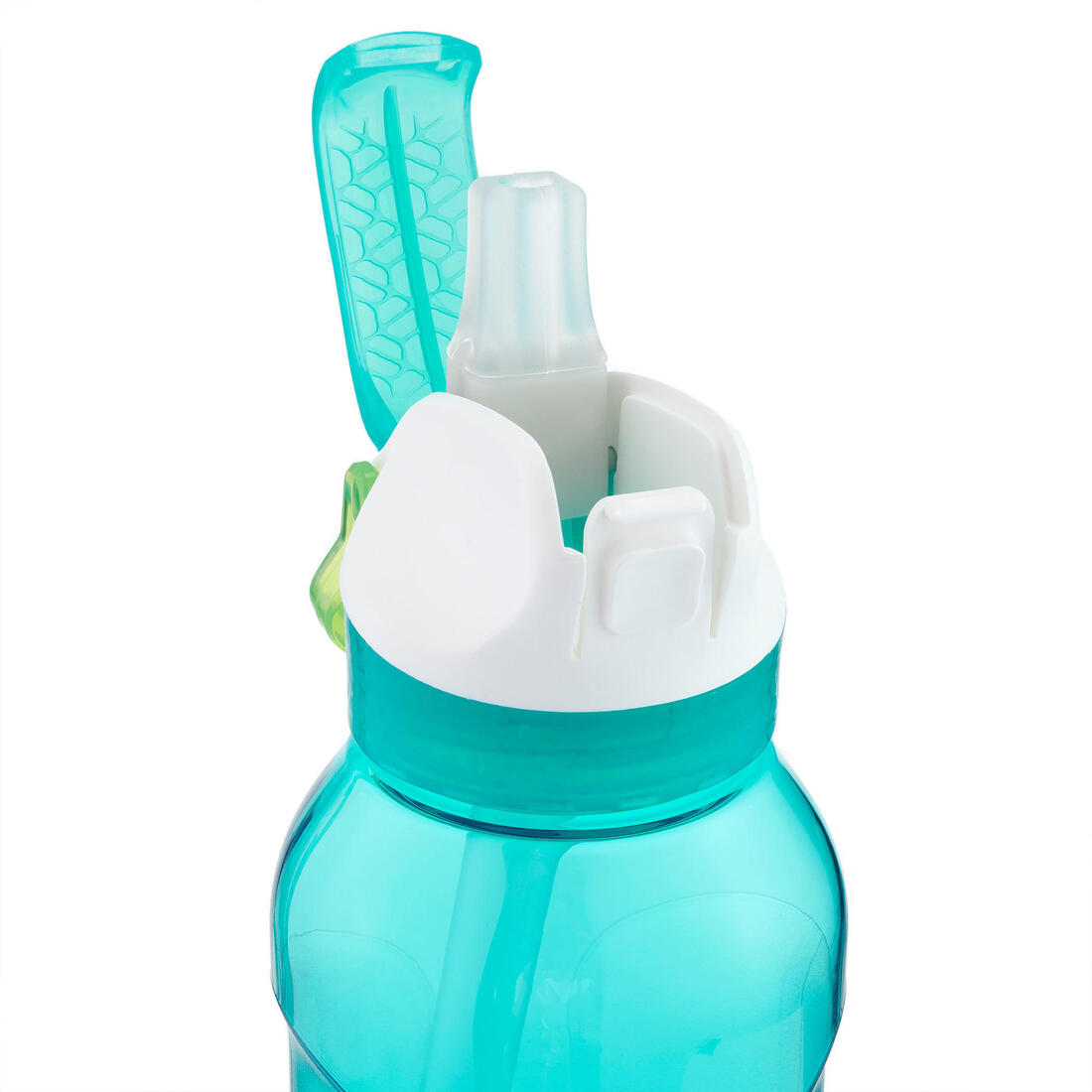 Gourde 500 enfant 0,5L Ecozen®, bouchon instantané, pipette et paille, randonnée