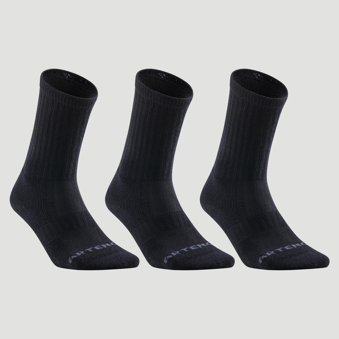 CHAUSSETTES DE TENNIS HAUTES ARTENGO RS 500 LOT DE 3