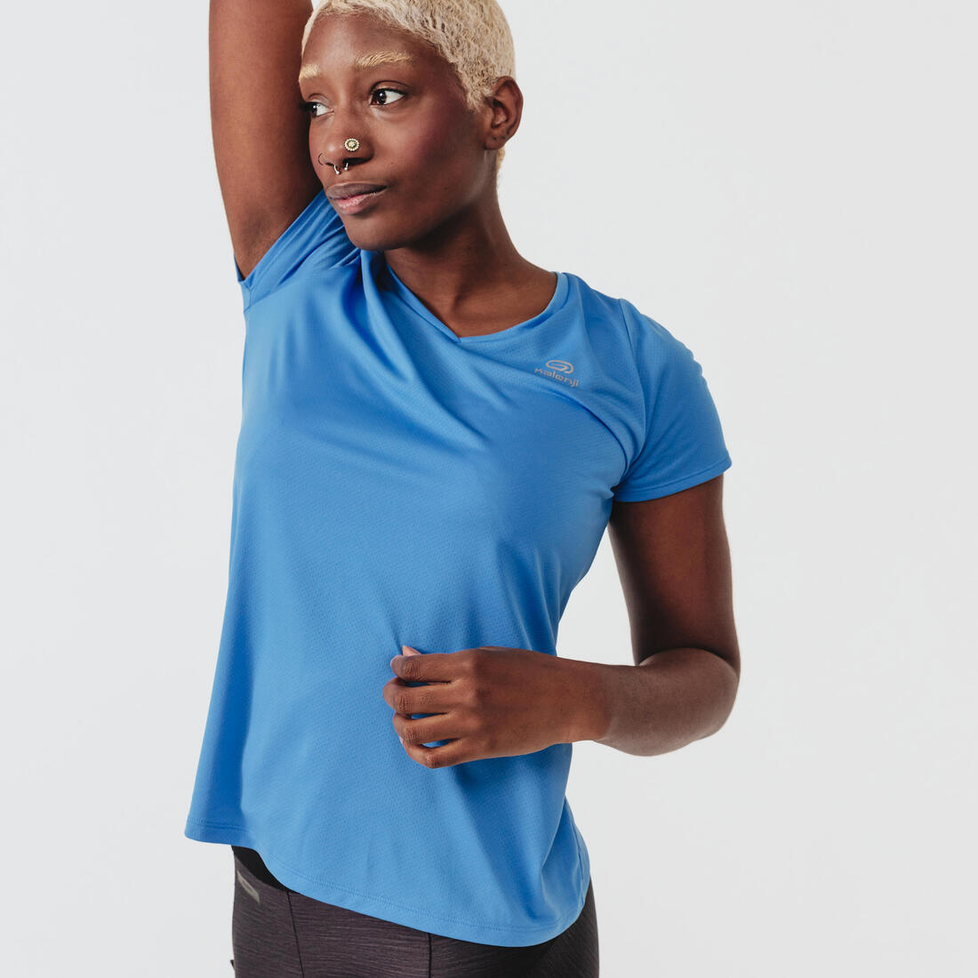 T-shirt manches courtes running respirant femme - Dry