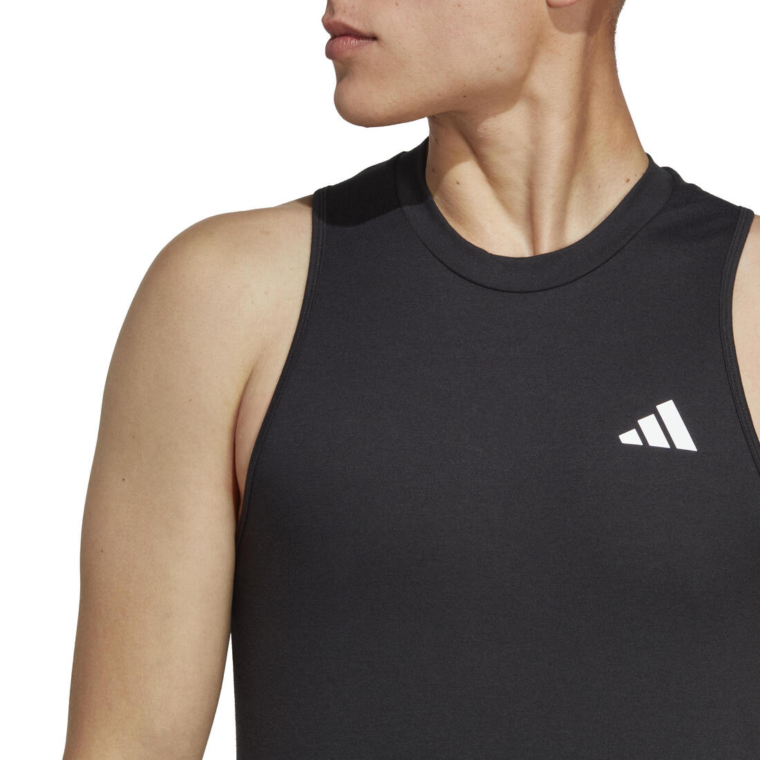 DEBARDEUR DE FITNESS CARDIO ADIDAS HOMME NOIR