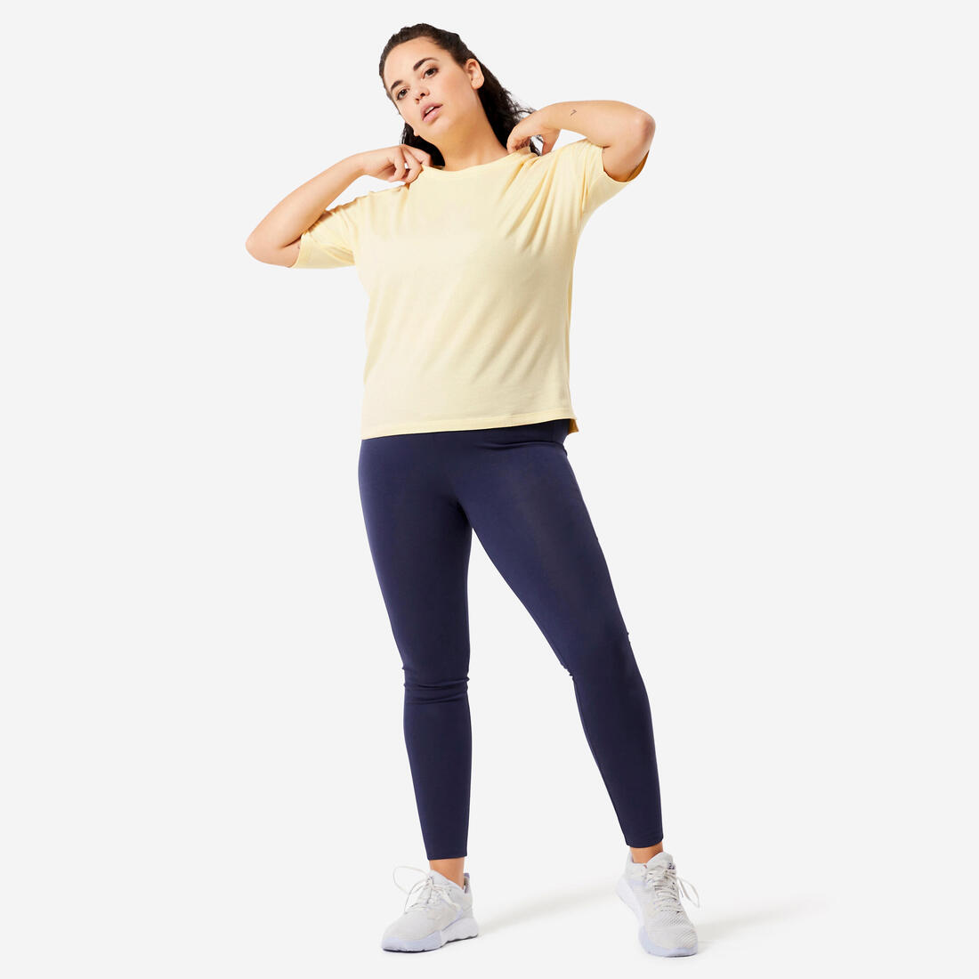 T-shirt Loose fitness femme - 520 lin