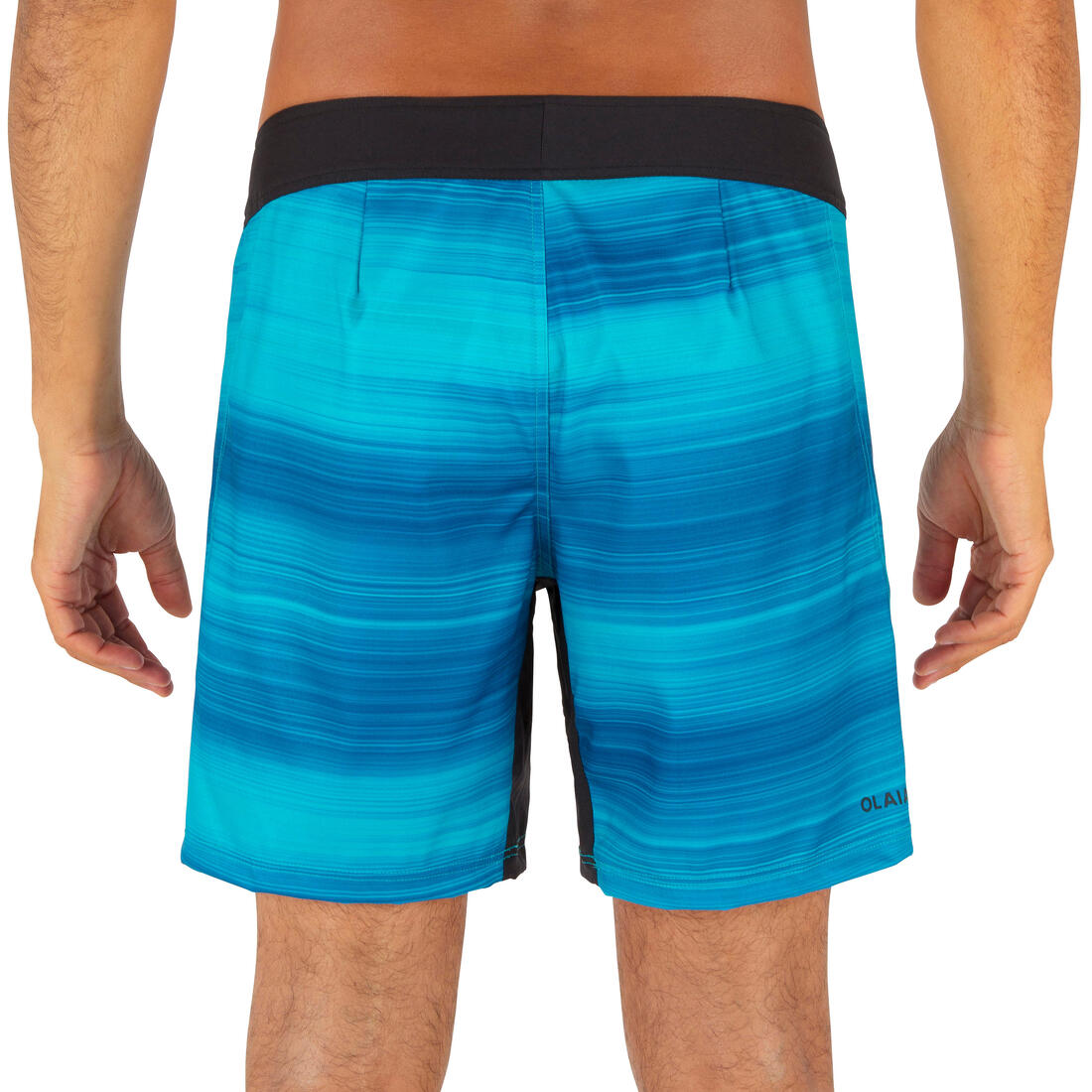 Surf boardshort court 500 lines green