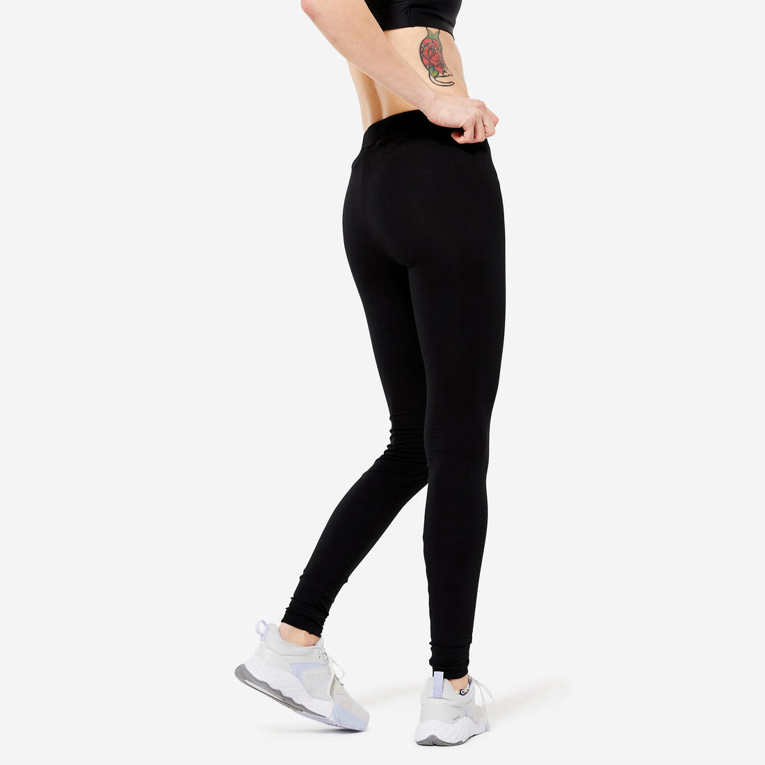 Legging fitness long coton extensible femme - Fit+