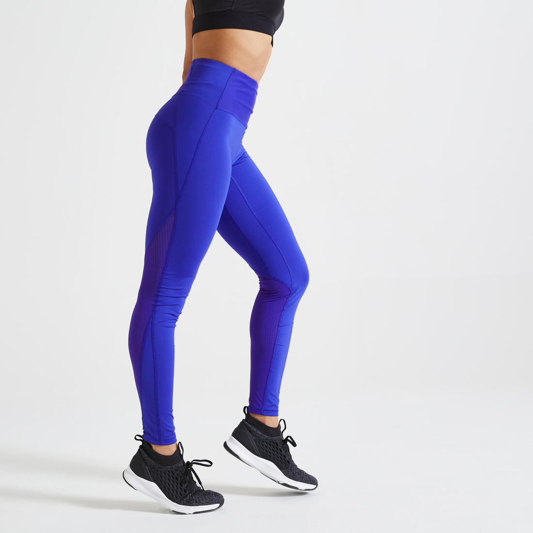 Legging taille haute gainant Fitness Cardio Femme