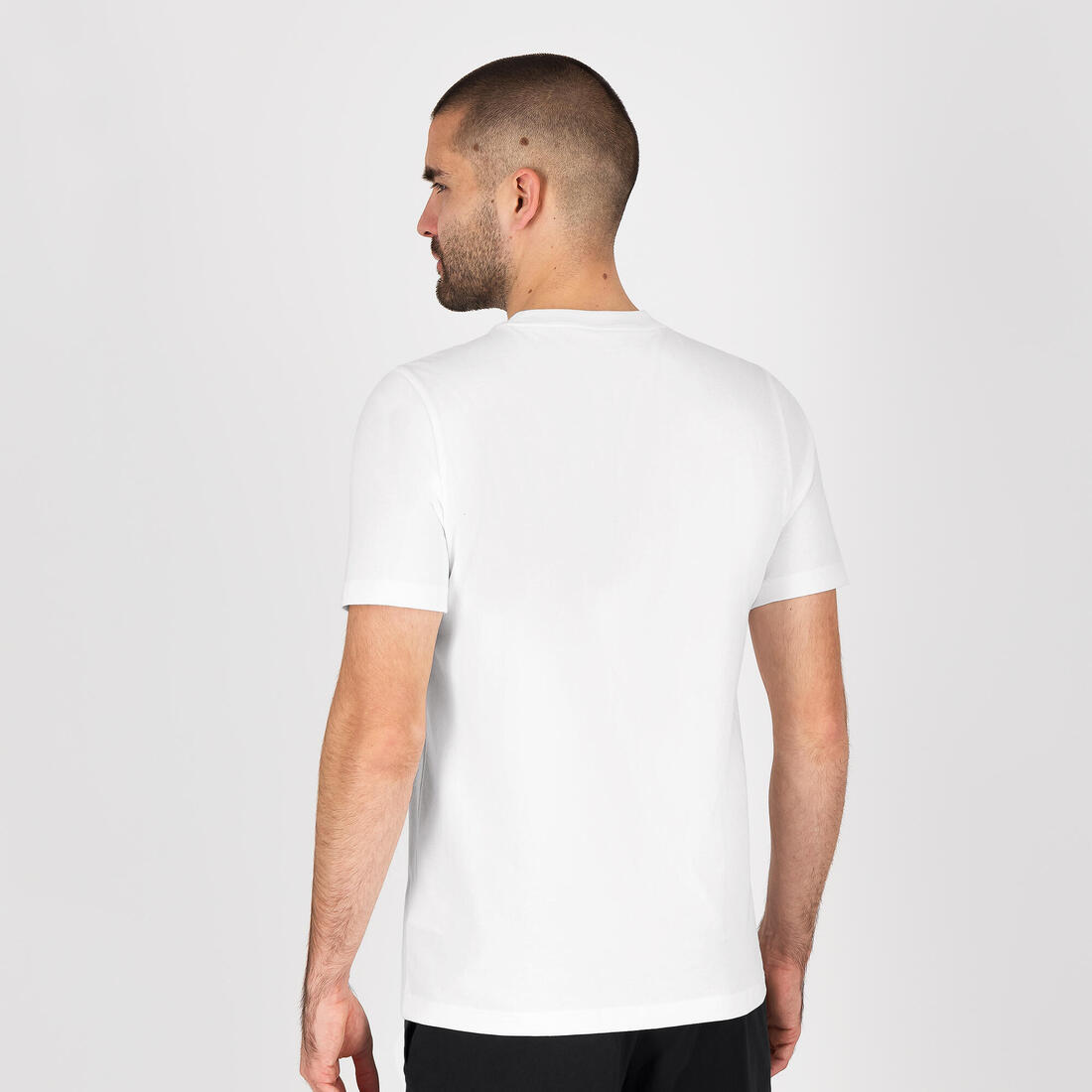 T-shirt PUMA active fitness manches courtes coton homme blanc