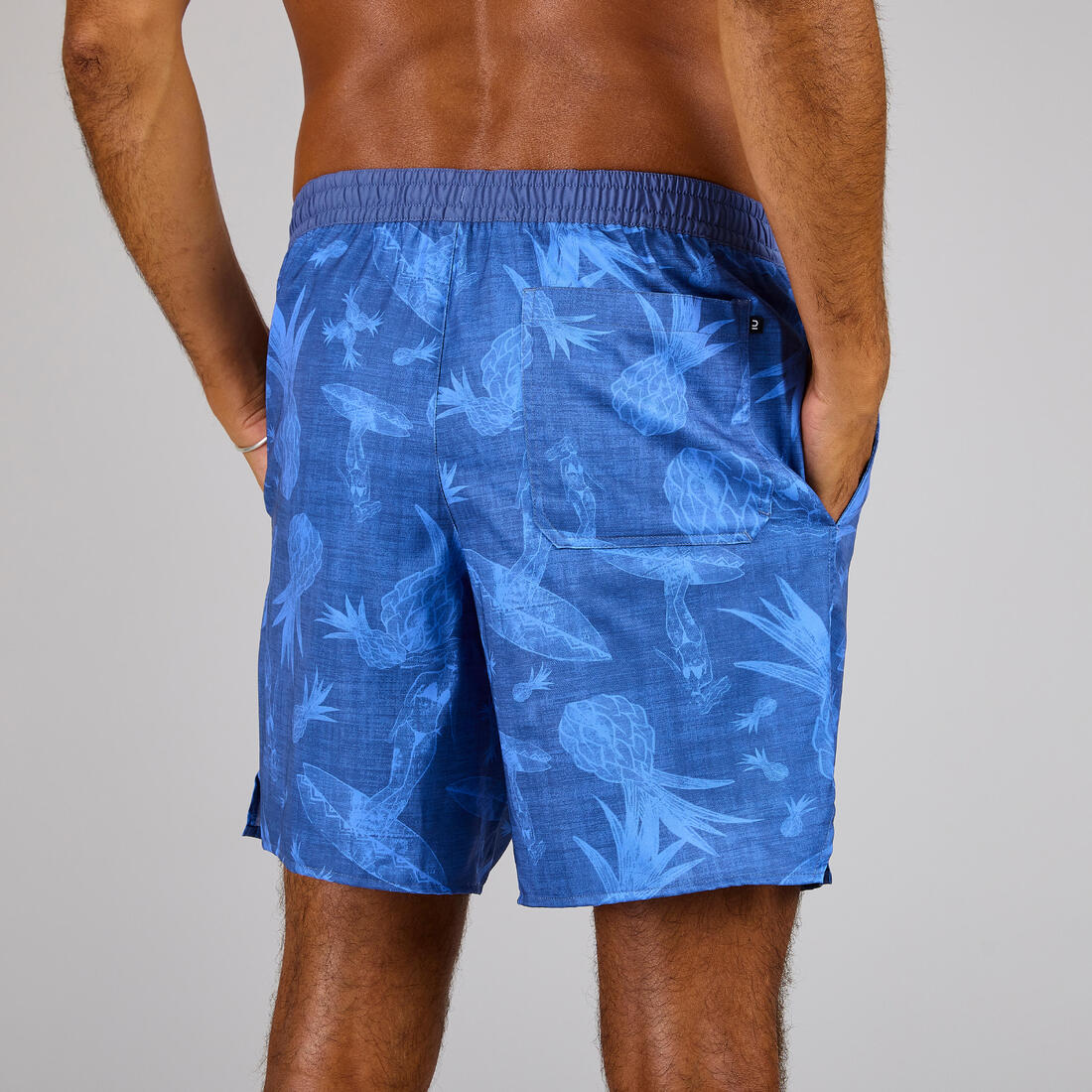 Boardshort surf 100 long surfergirl blue