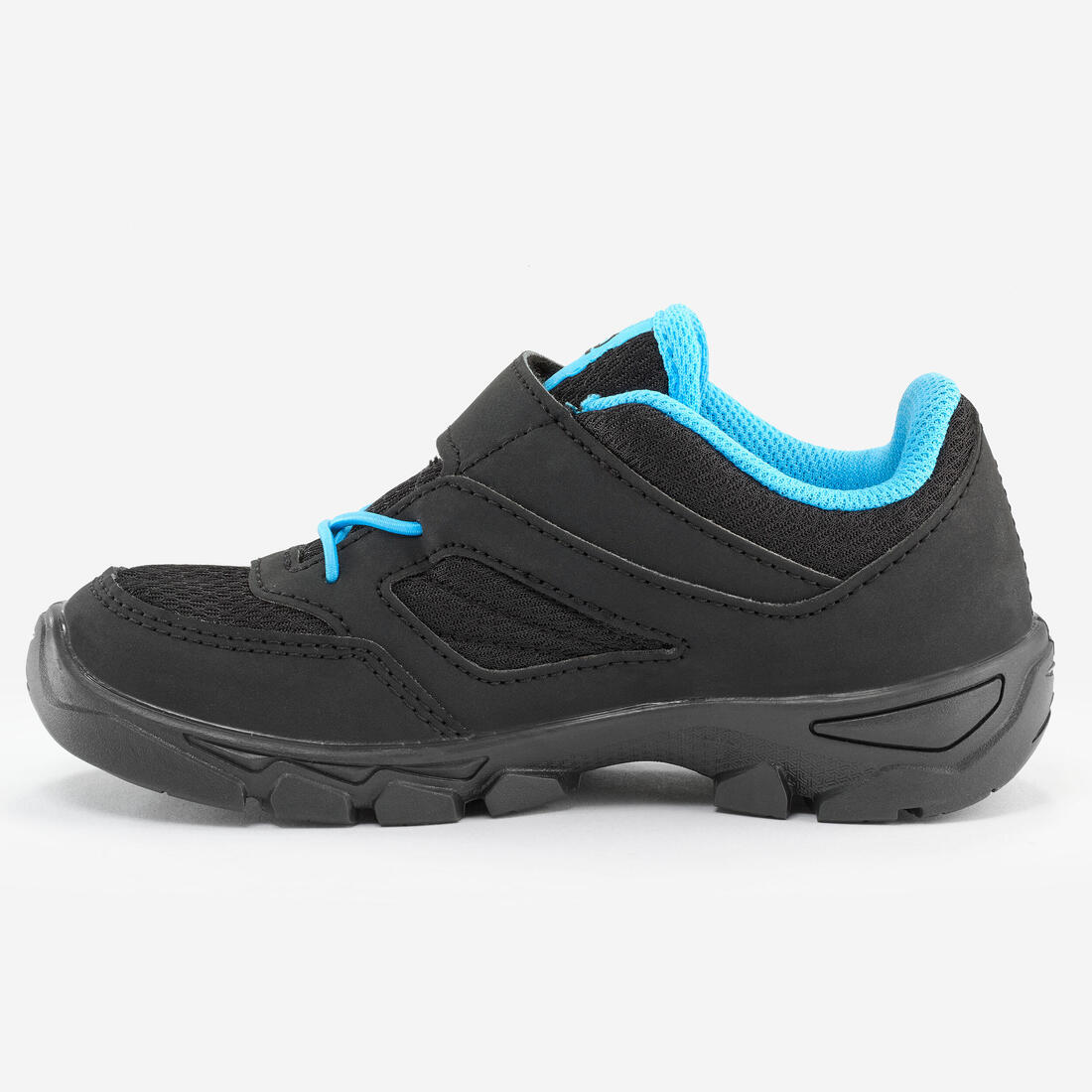 Chaussures de randonnée enfant avec scratch -  NH100 bleu - 24 à 34