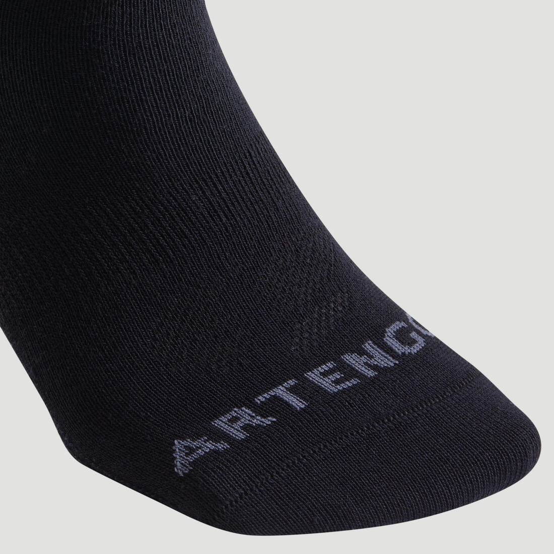 CHAUSSETTES DE SPORT MI-HAUTES ARTENGO RS 160 BLANCHES LOT DE 3