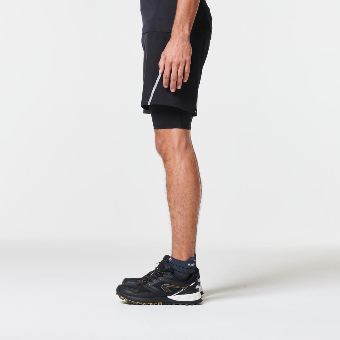 SHORT CUISSARD DE TRAIL RUNNING  CONFORT HOMME