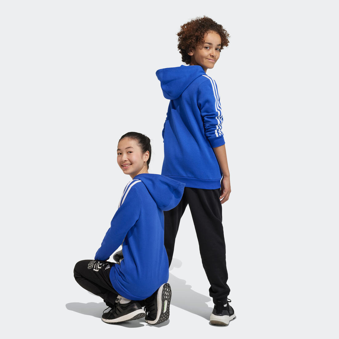 SWEAT à capuche adidas enfant Bleu