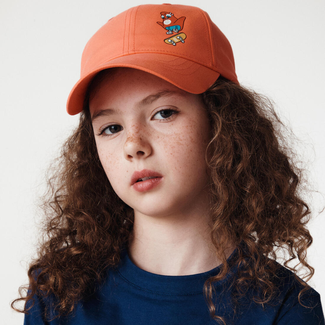 Casquette Les Mascottes de Paris 2024 Enfant Corail