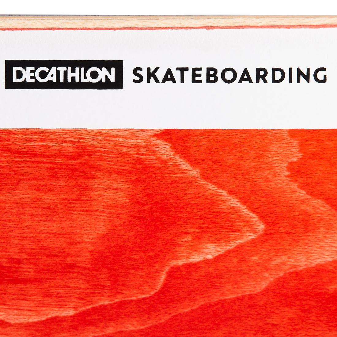 PLANCHE DE SKATE EN ERABLE DK120 GREETINGS TAILLE 8.5" COULEUR ROUGE.