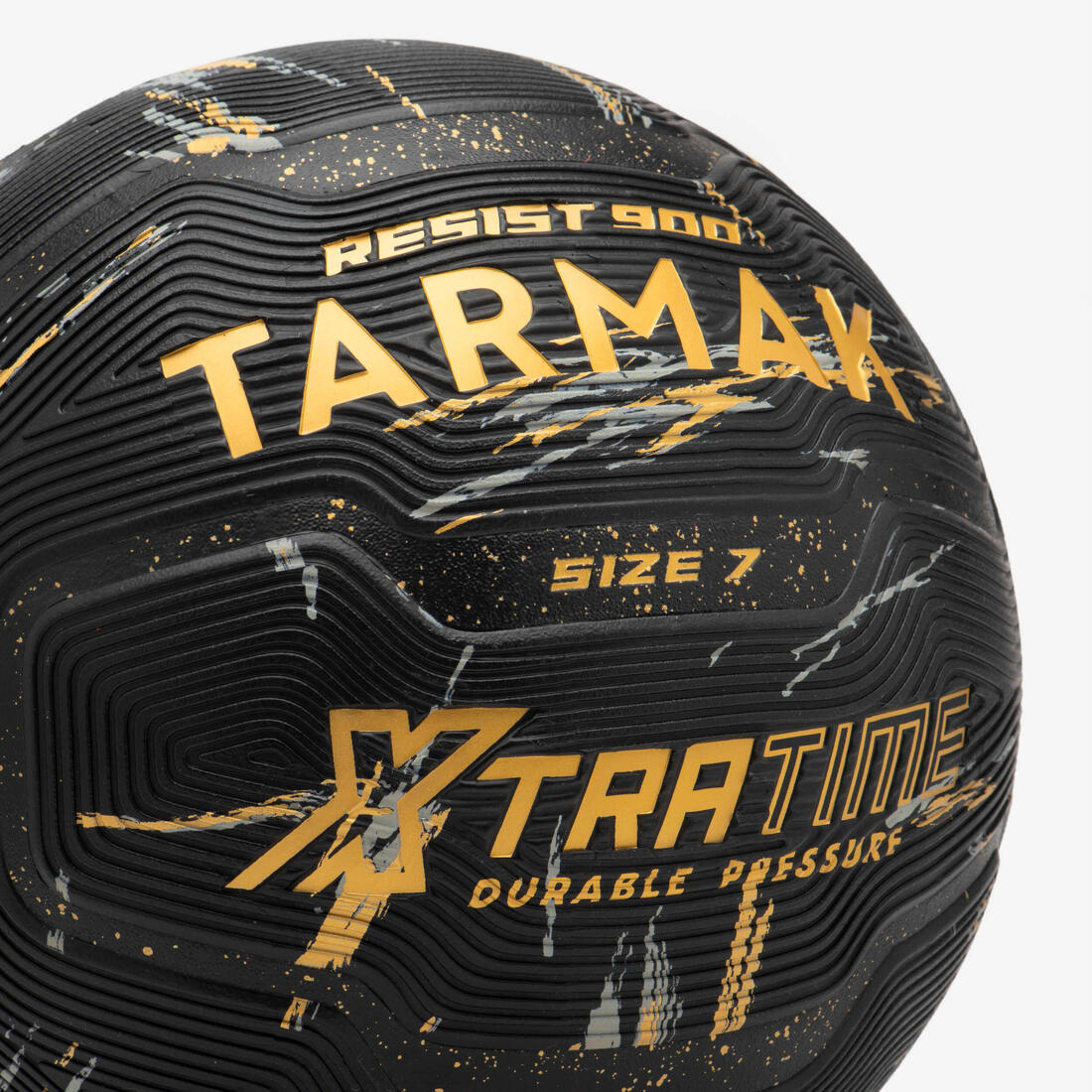 Ballon de basketball taille 7 - Resist 900 jaune noir