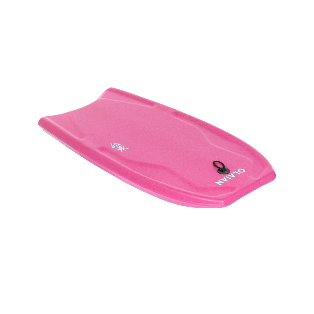 Bodyboard 100 Junior rose avec leash poignet