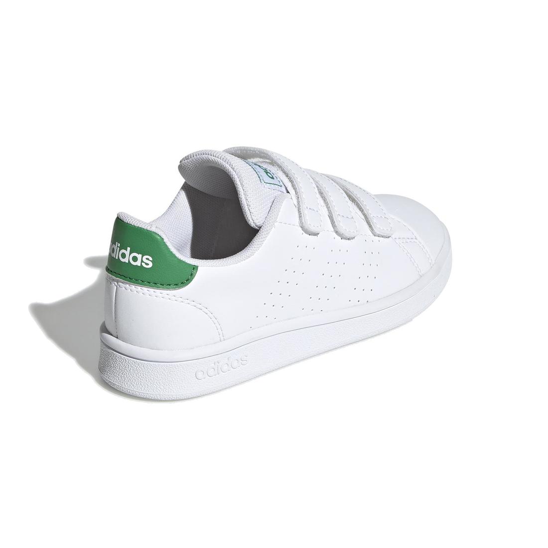 Baskets à scratch enfant - ADIDAS ADVANTAGE blanc