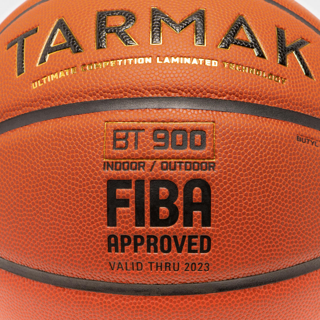 Ballon de basket BT900 taille 6, homologué FIBA pour fille, garçon et femme