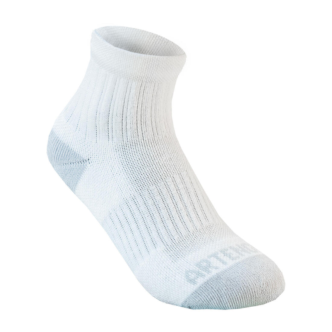 CHAUSSETTES DE SPORT ENFANT MI-HAUTES ARTENGO RS 500 LOT DE 3