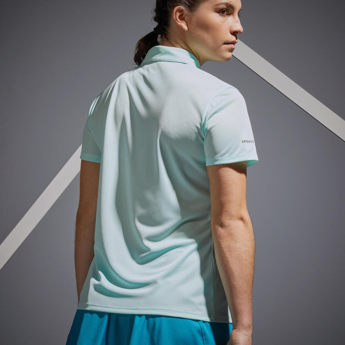 Polo tennis dry femme - Essentiel 100