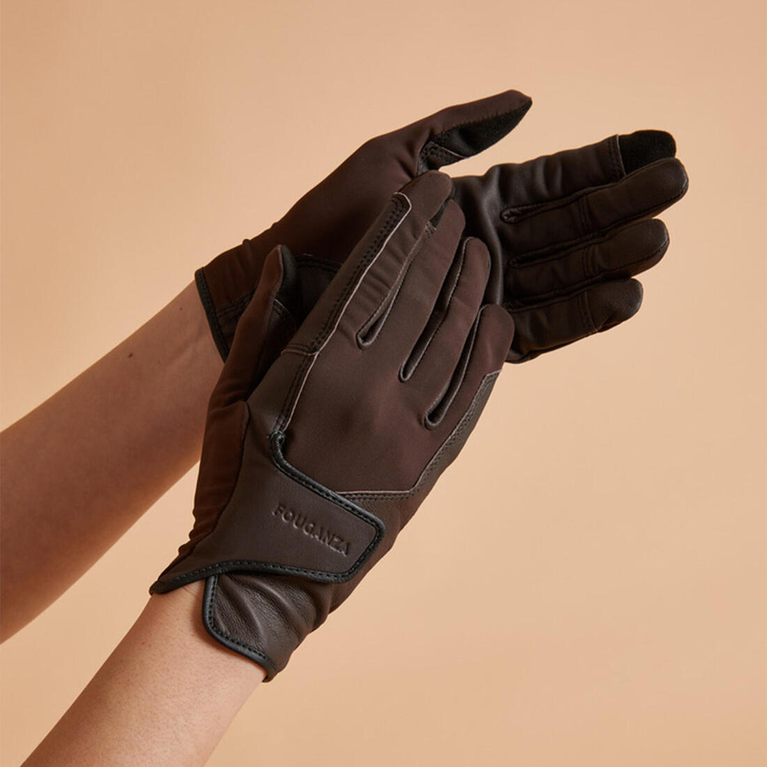 Gants classic équitation adulte Caramel