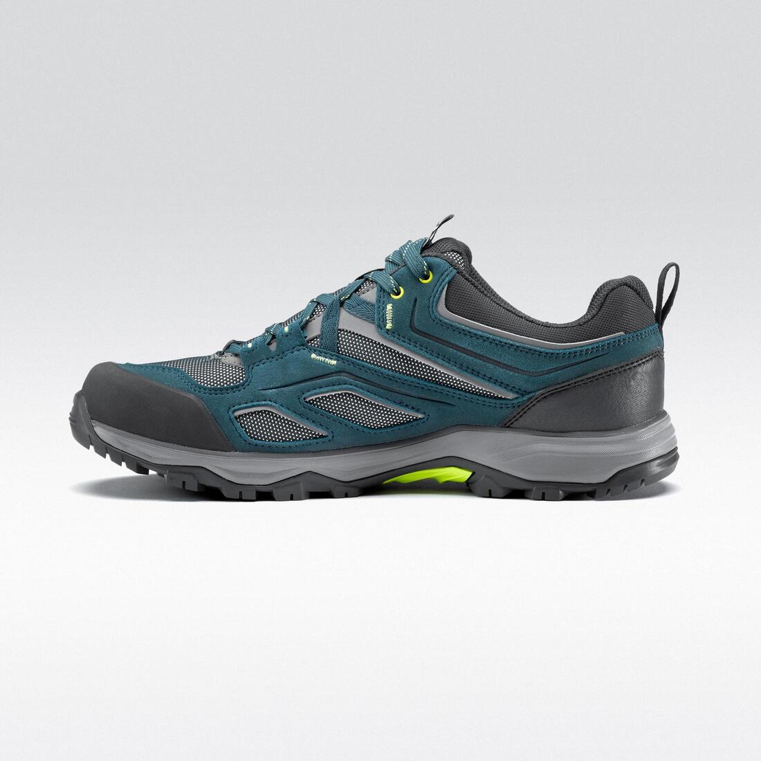 Chaussures imperméables de randonnée montagne - MH100 Bleu - Homme