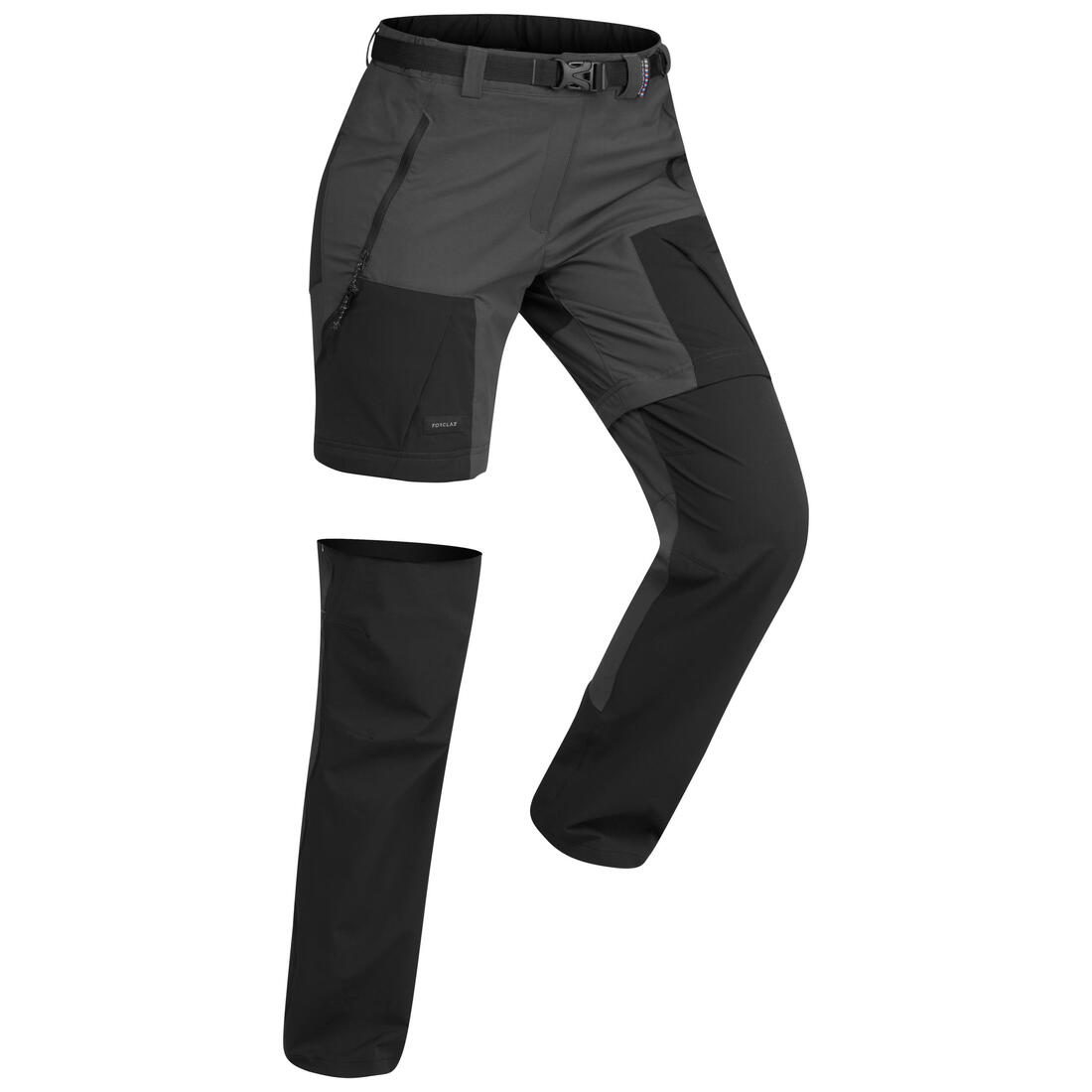 Pantalon modulable 2 en 1 de trek montagne - MT500 - Femme