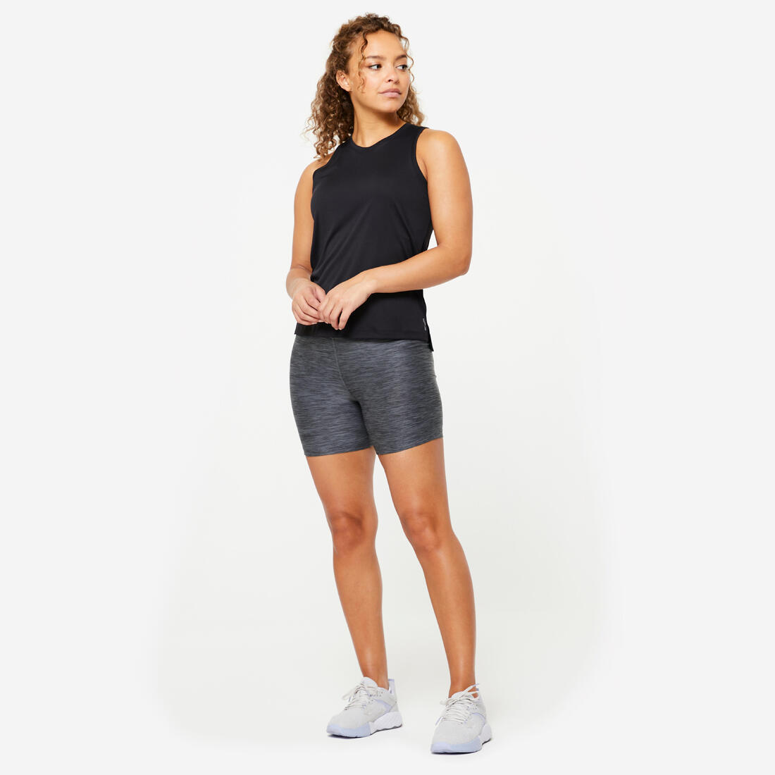 Débardeur de fitness coupe droite femme