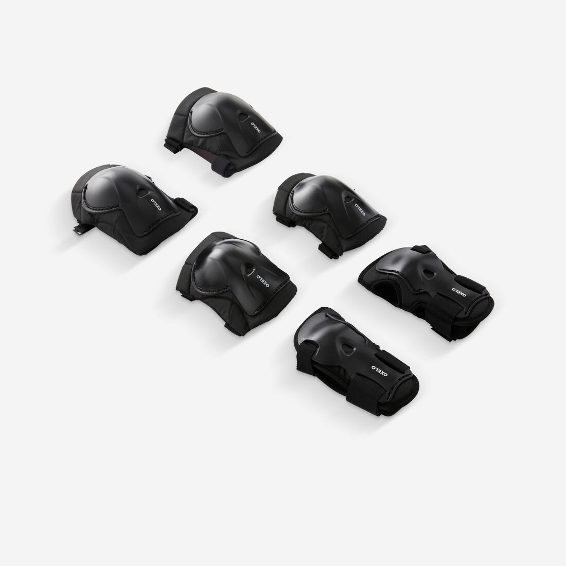 Set 3x2 protections roller trottinette skate enfant PLAY