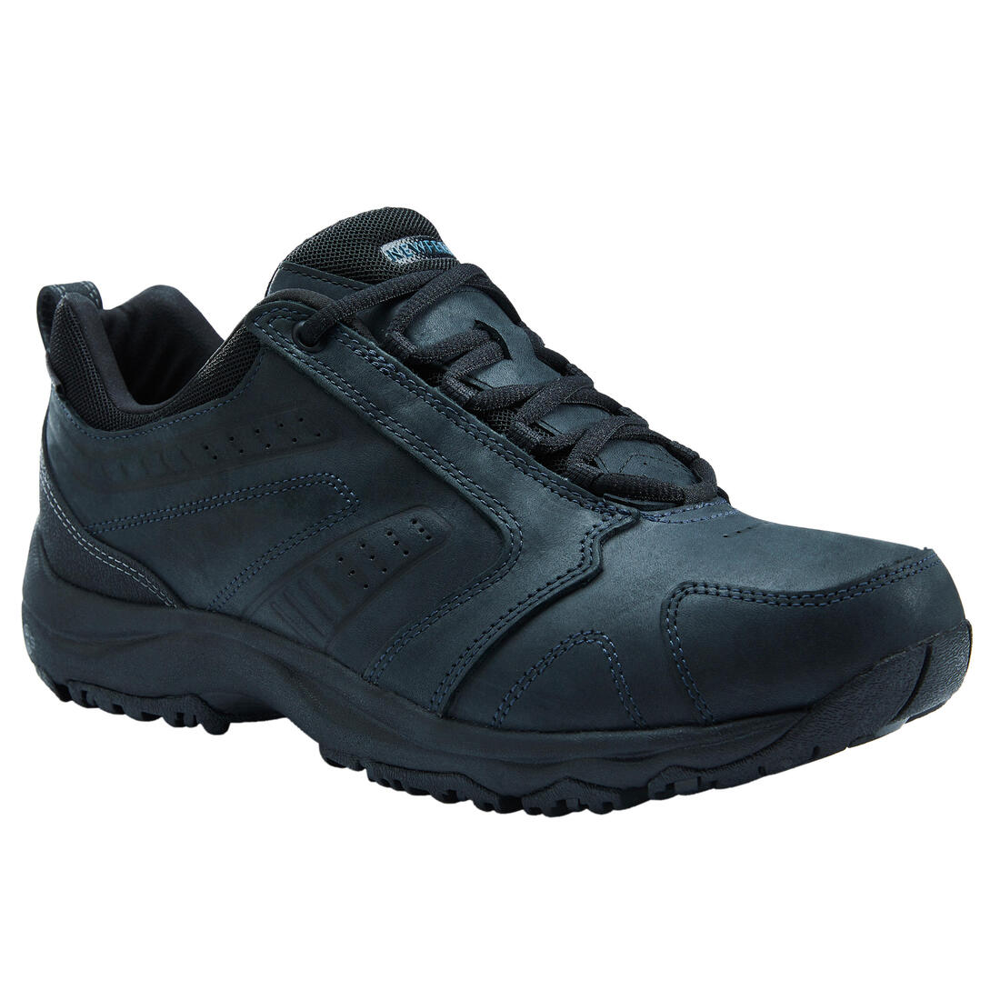 Chaussures marche urbaine homme Nakuru Waterproof imperméable cuir noir