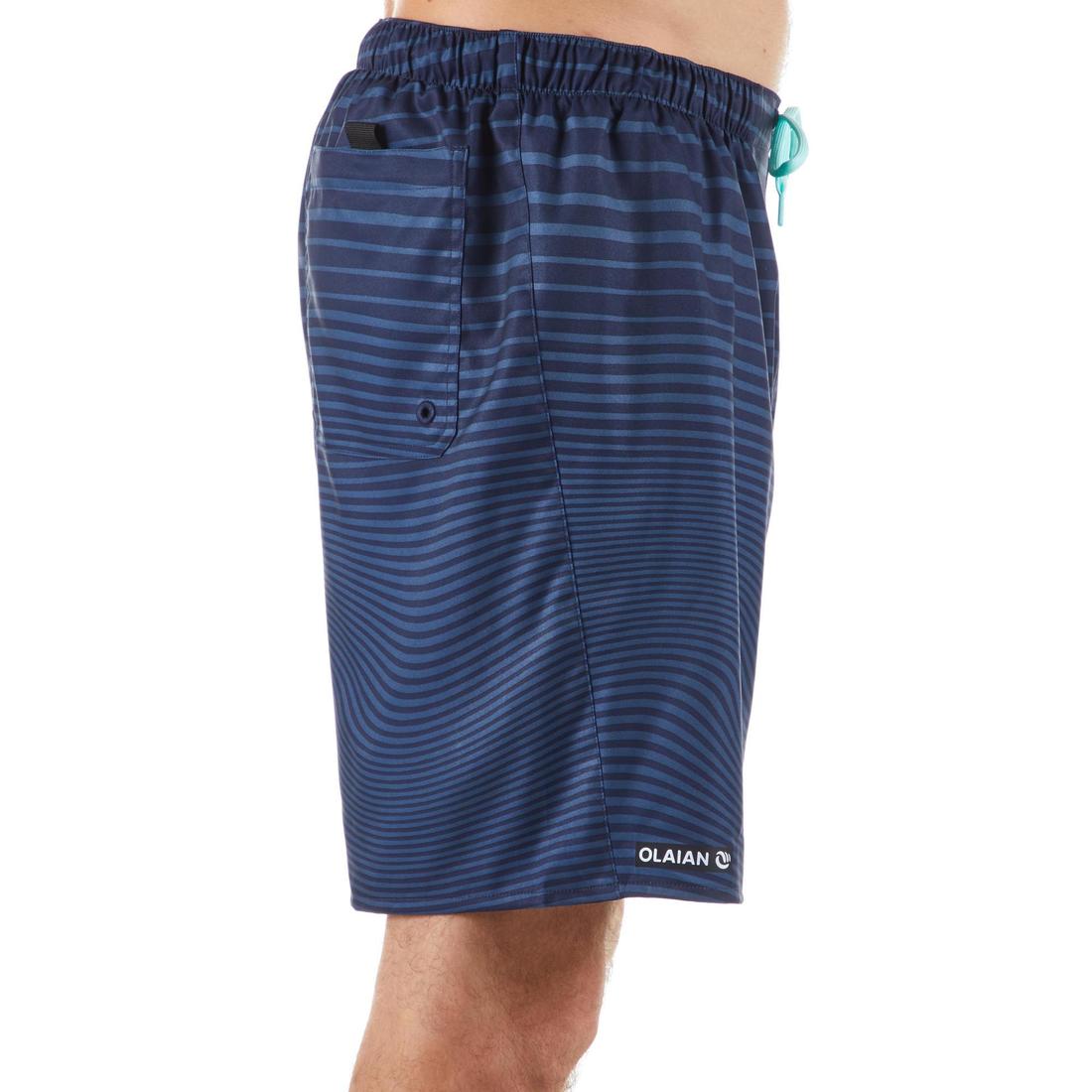 Surf boardshort standard 100 Psychi Jablack