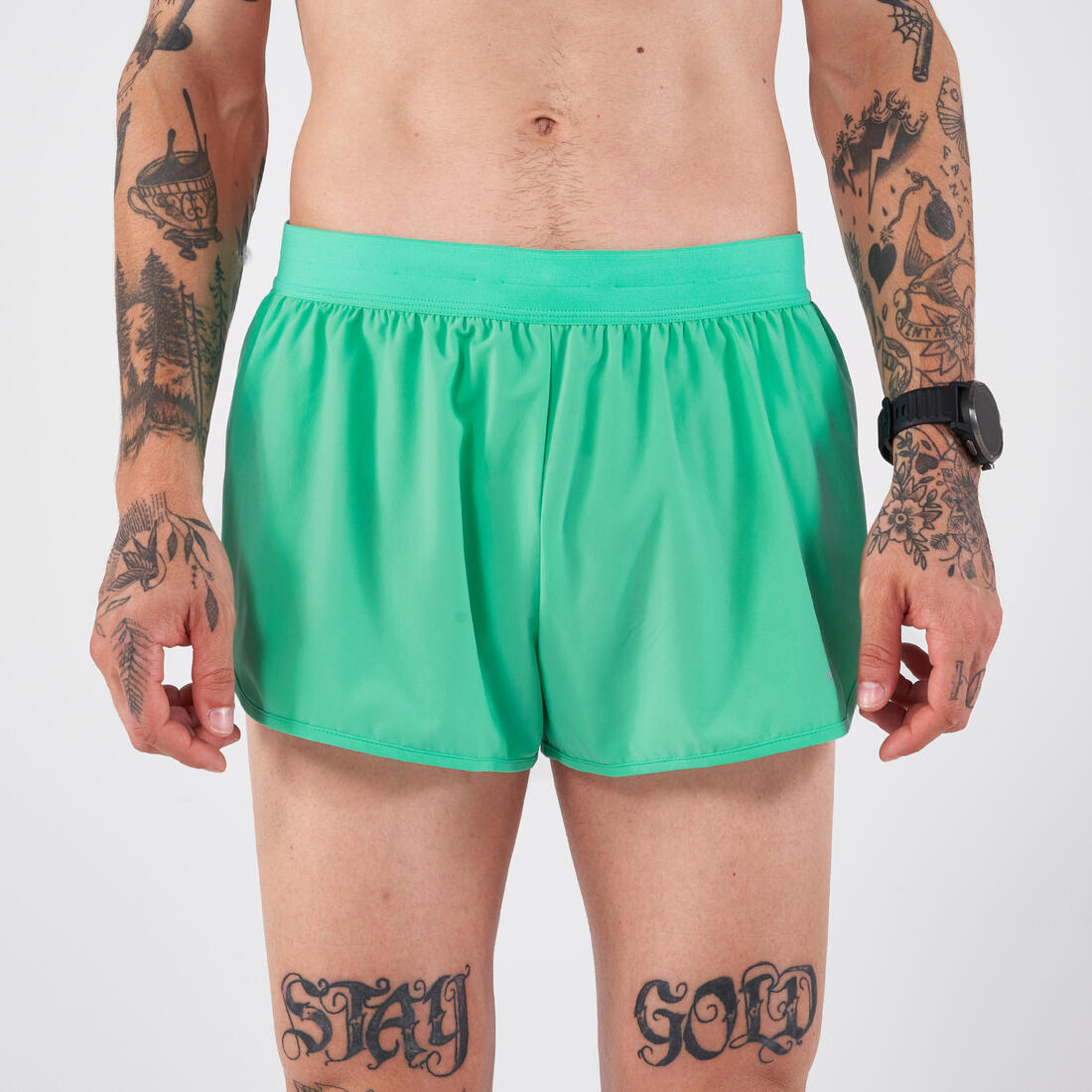 Short de running homme - kiprun run 500 confort split