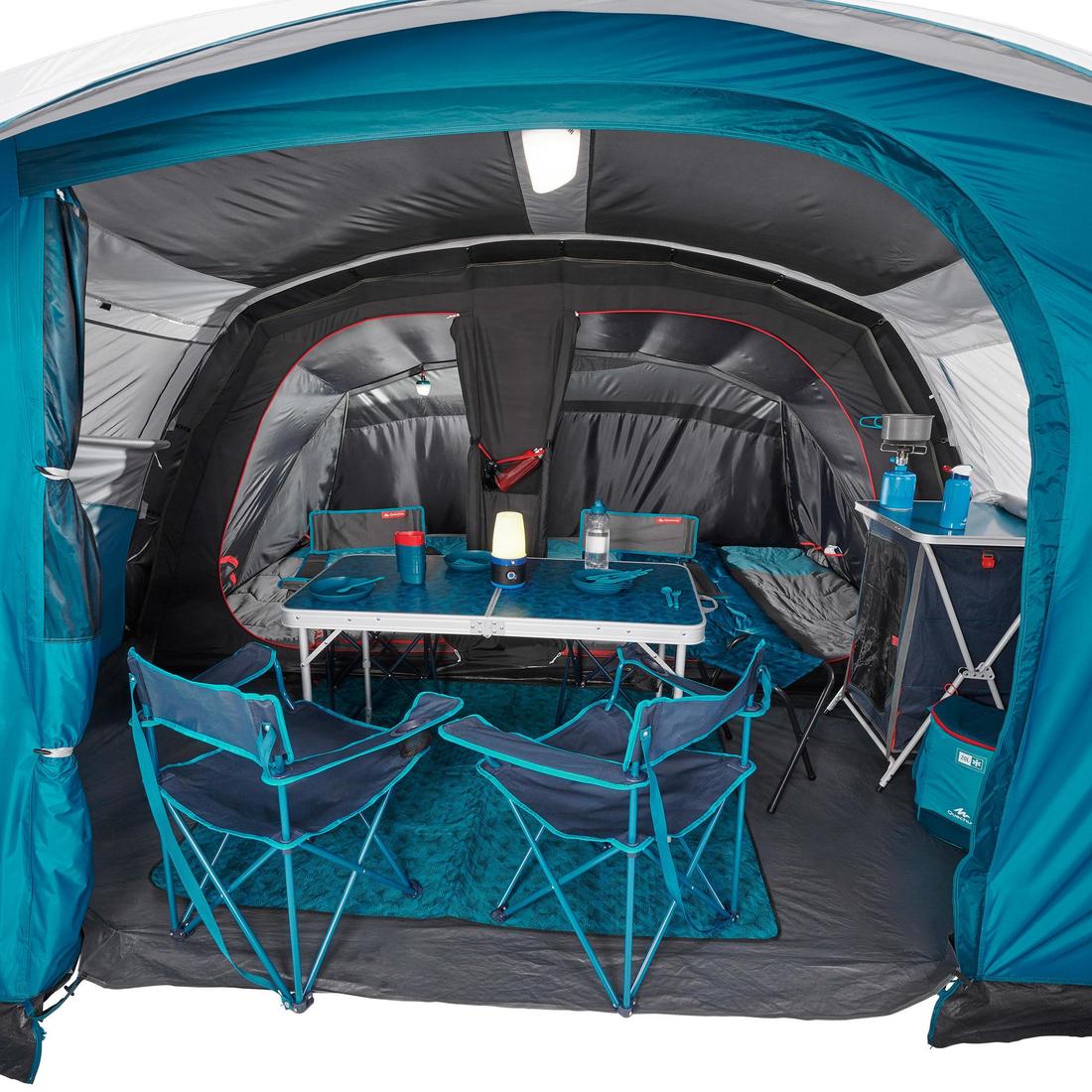 Tente à arceaux de camping - Arpenaz 5.2 F&B - 5 Places - 2 Chambres