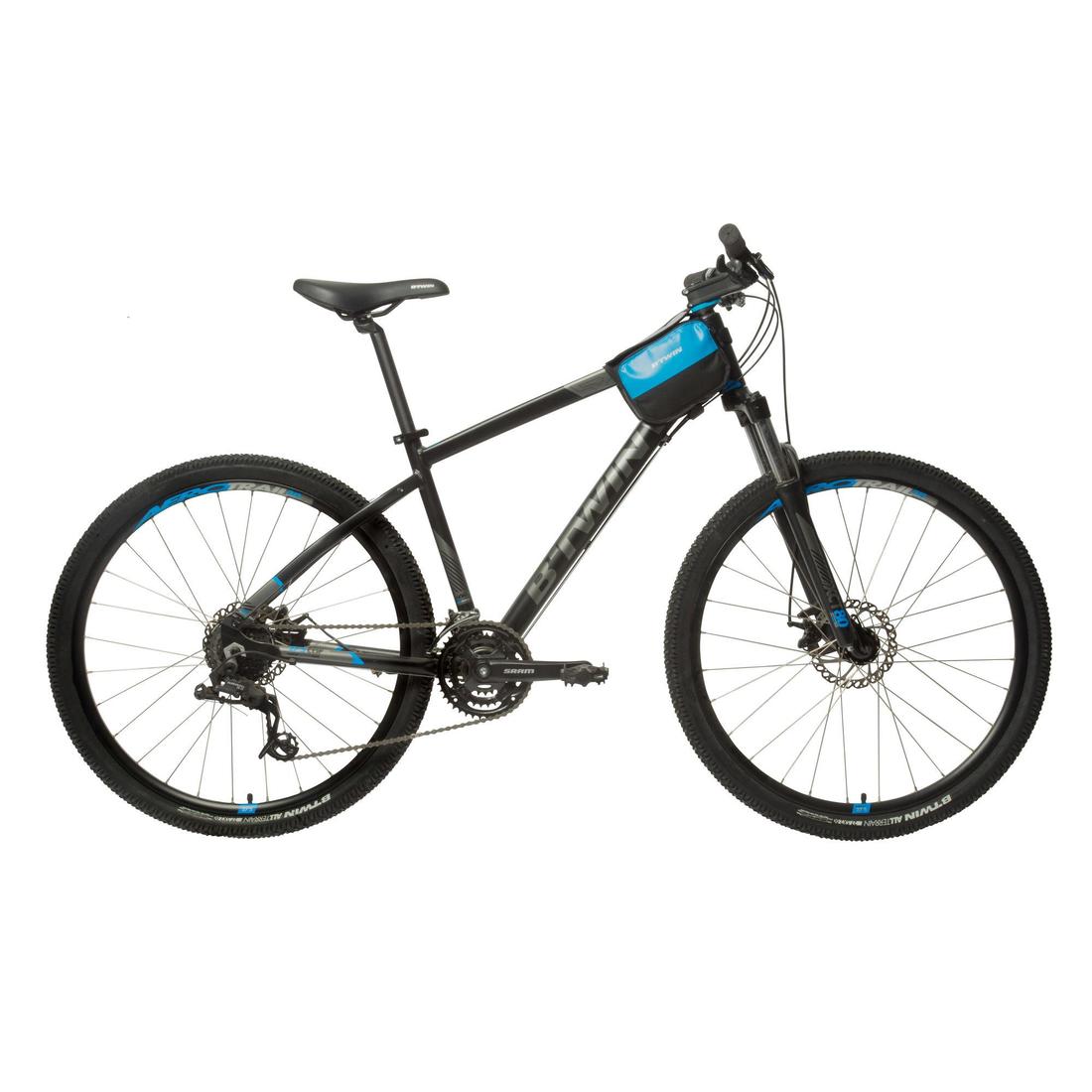 SACOCHE CADRE DOUBLE VELO 520 2L BLEUE