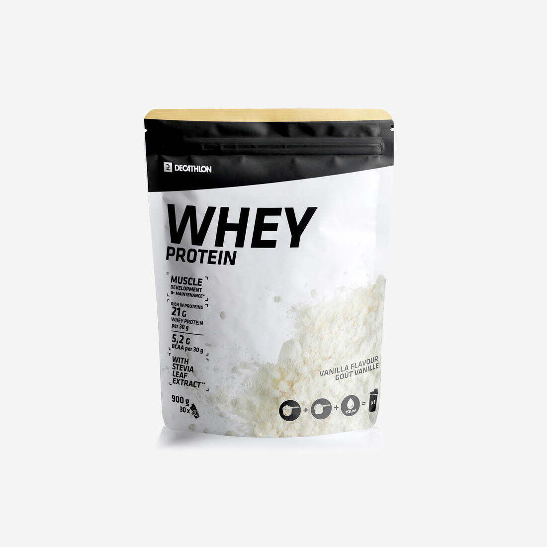 Whey protein vanille 900g