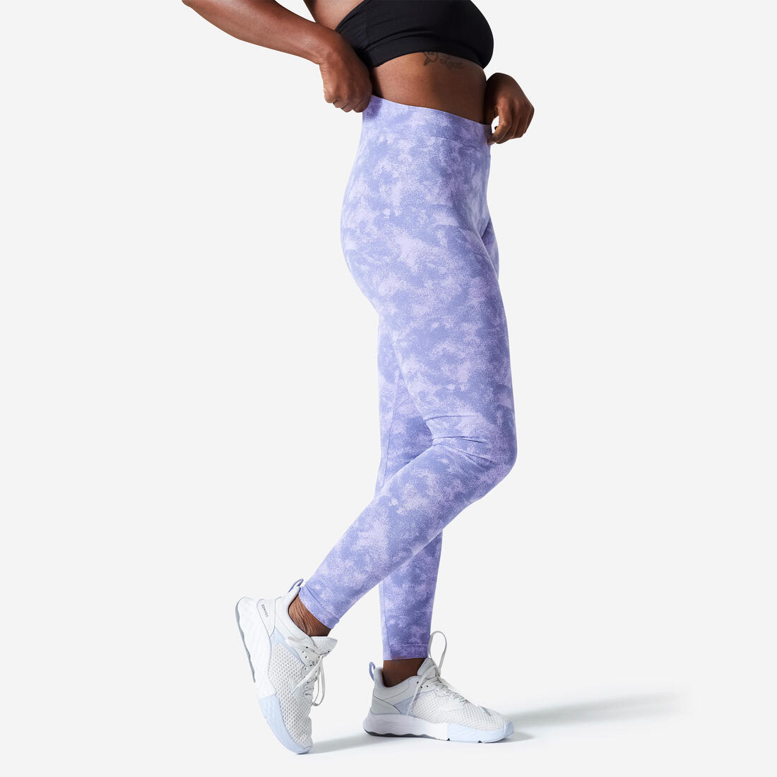 Legging fitness long coton extensible respirant femme - Fit+