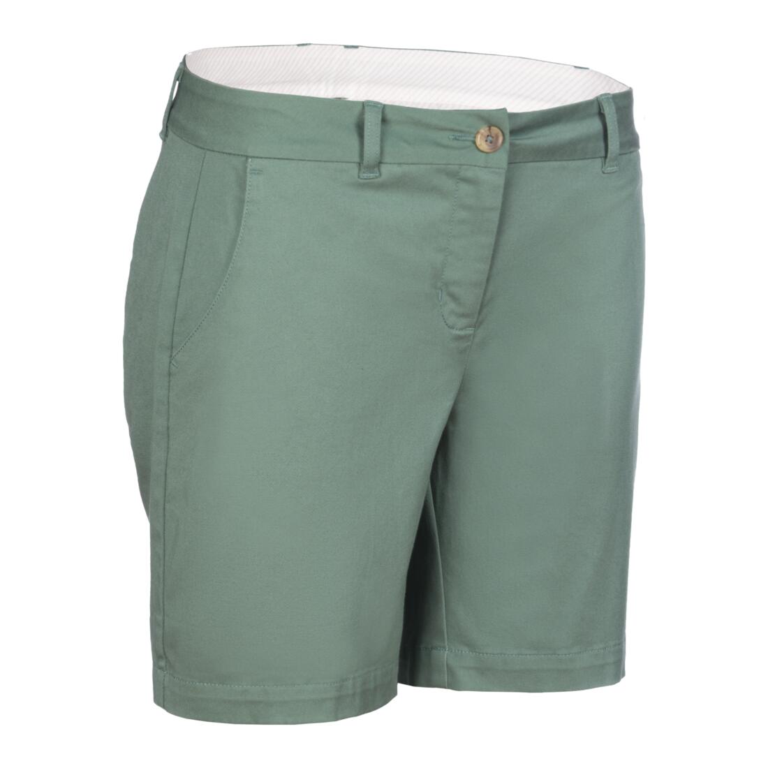 Short chino en coton golf Femme - MW500