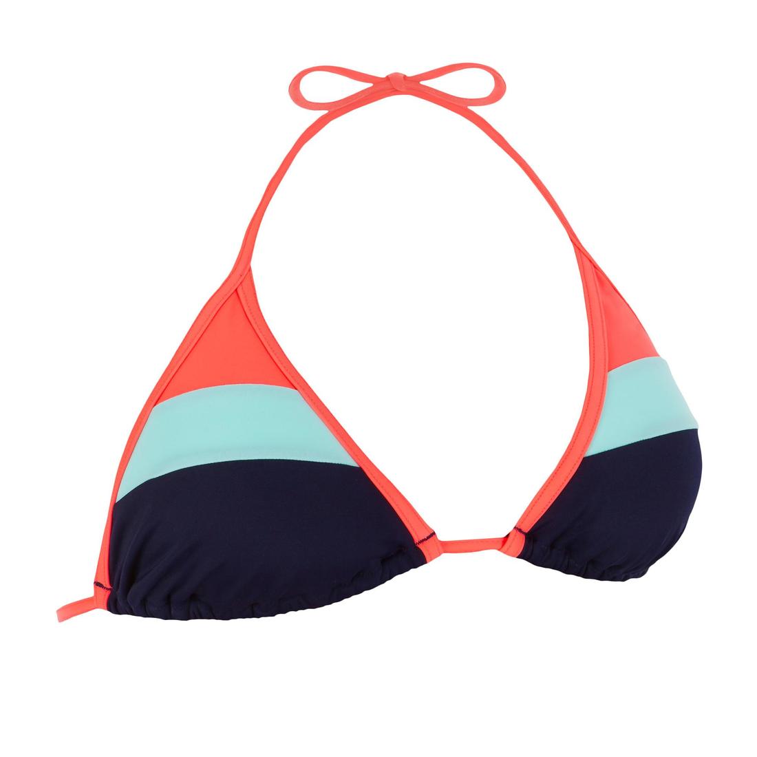 Haut de maillot de bain femme triangle coulissant avec coques MAE FOLY