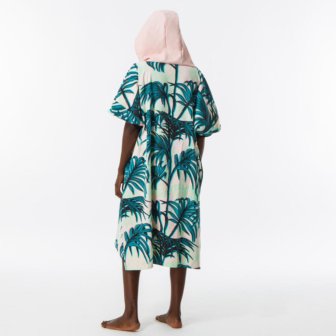 PONCHO SURF 500 ADULTE Print Flamingo