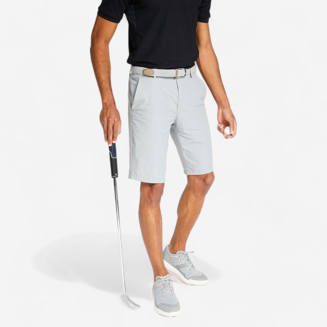 Short de golf homme WW500 gris