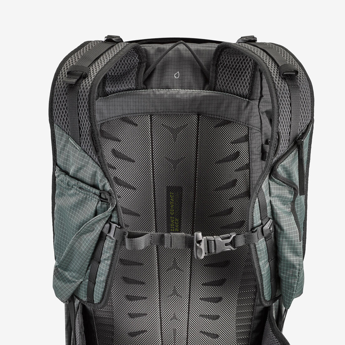 Sac à dos rolltop de randonnée montagne 22l - mh500 light vert